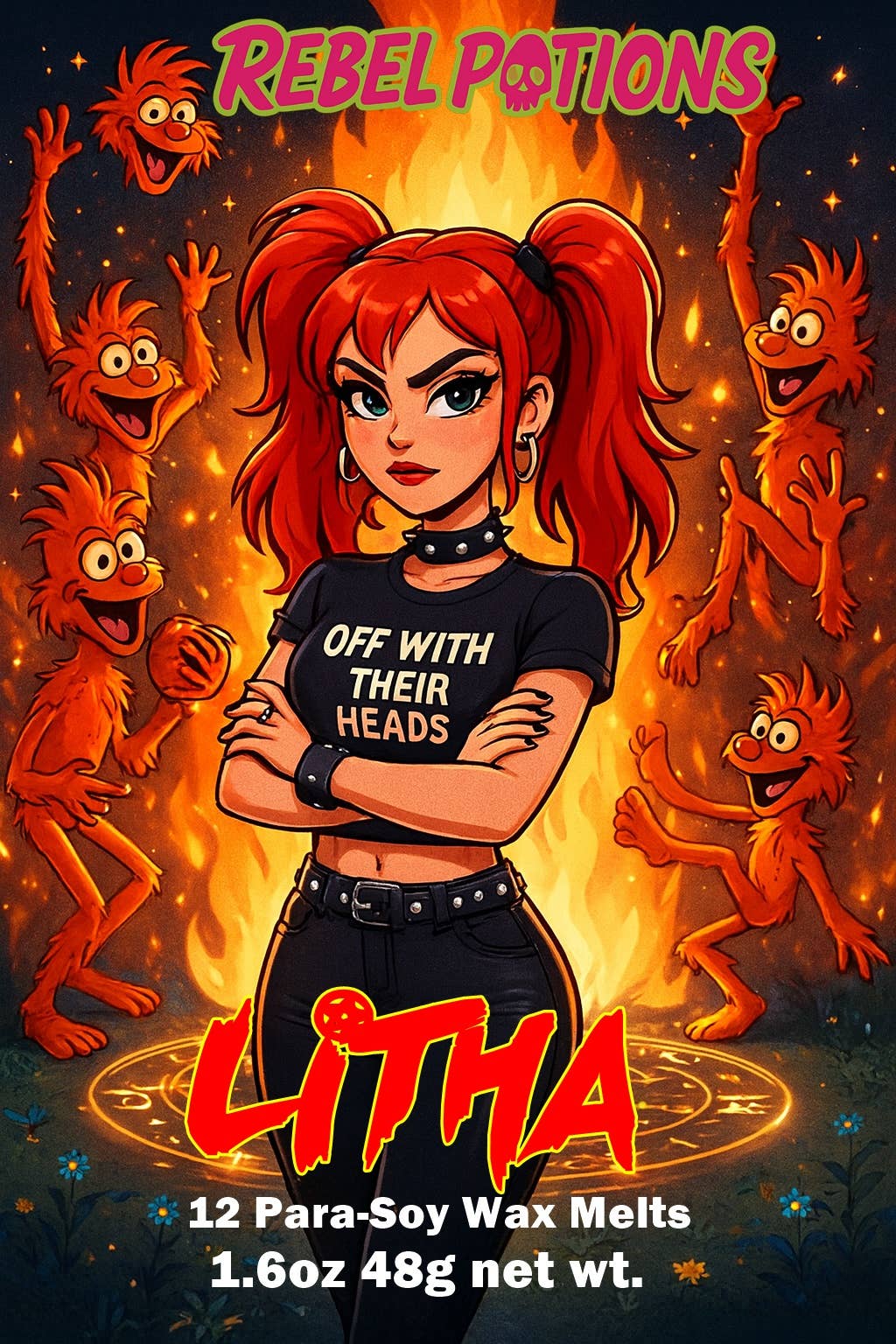 Rebel Potions - Wholesale Wax Melt - Litha Skull Wax Melts