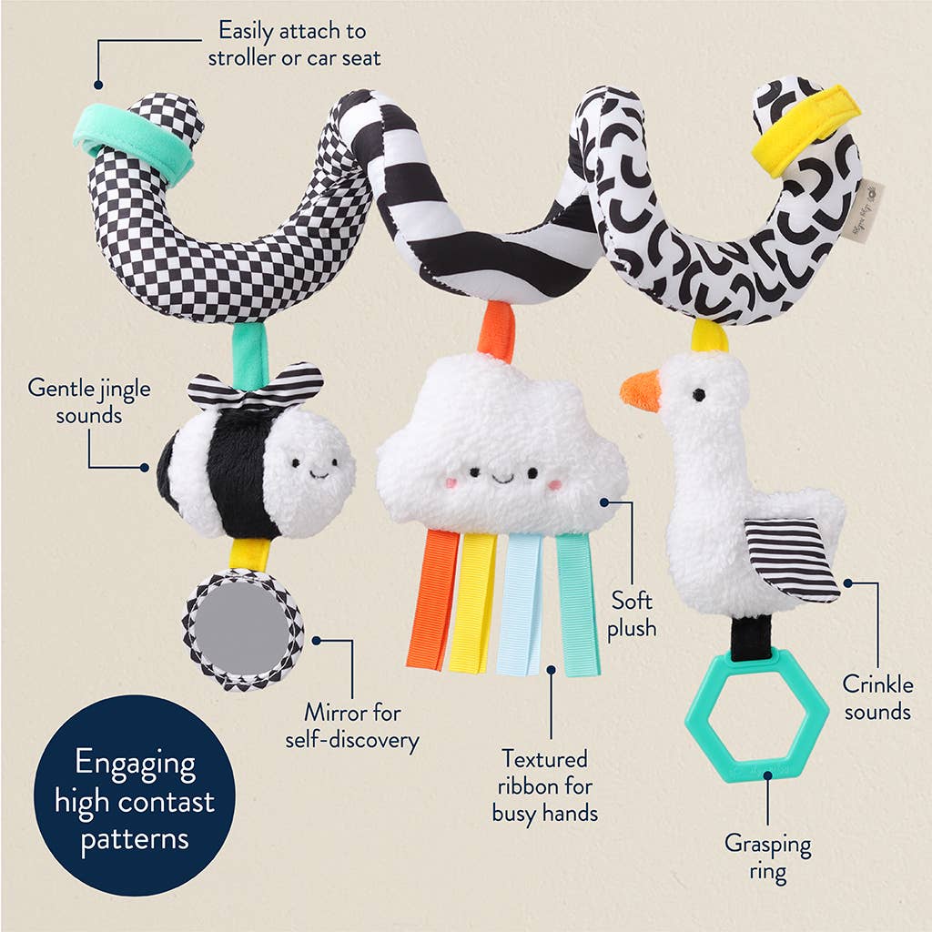 Itzy Ritzy - Wholesale Car Seat Cover - Kids & Baby - Itzy Bitzy Spiral Car Seat Activity Toy8