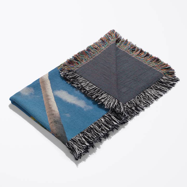 3dRose - Wholesale Throw Blanket - 3dRose, Palau, Palm trees along tropical beach, Blanket3