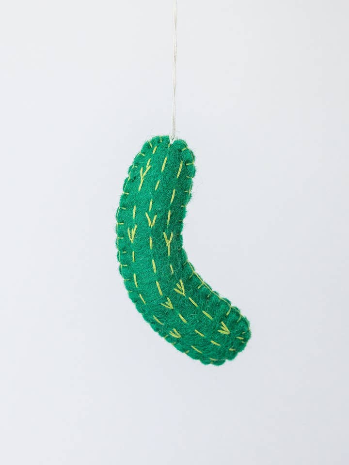 Christmas Pickle Felt Ornament for wholesale by Nivas