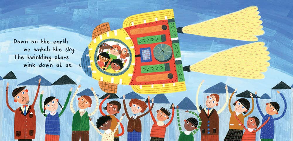 Barefoot Books - Vente Livre pour enfants de maternelle (de 3 à 5 ans) - Space Song Rocket Ride3