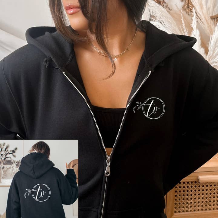 Typically Vulgar - Wholesale Hoodie - Unisex - Custom LOGO Gildan Zip Up Hoodie / Printed15