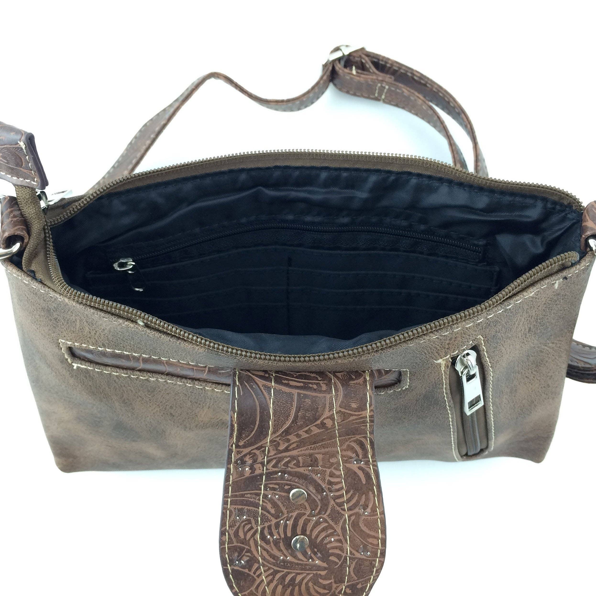 Lunar Deer - Wholesale Crossbodytas - Dames - Western floral schoudertas met gespsluiting4