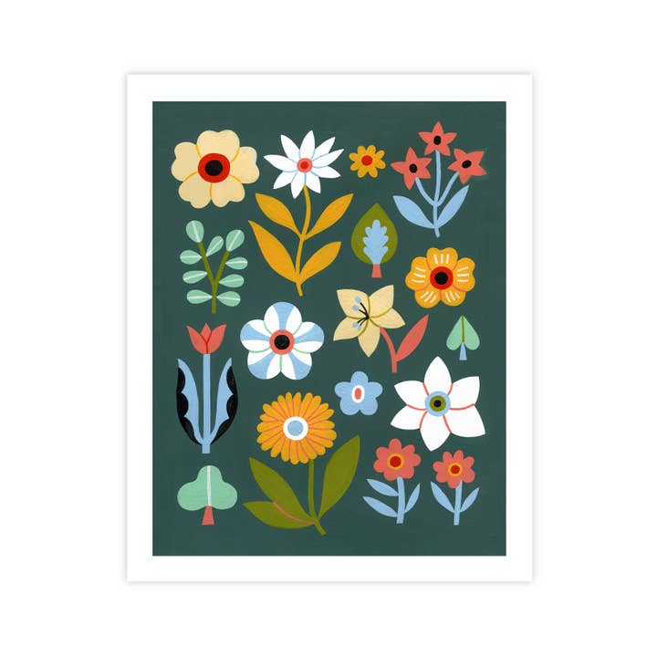 Wildflowers Print for wholesale by Molly Egan