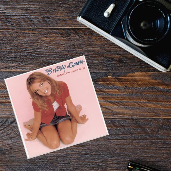 Lucky Mfg. Co. - Wholesale Coasters - Britney Spears Hit Me Baby One More Time Album Coaster1