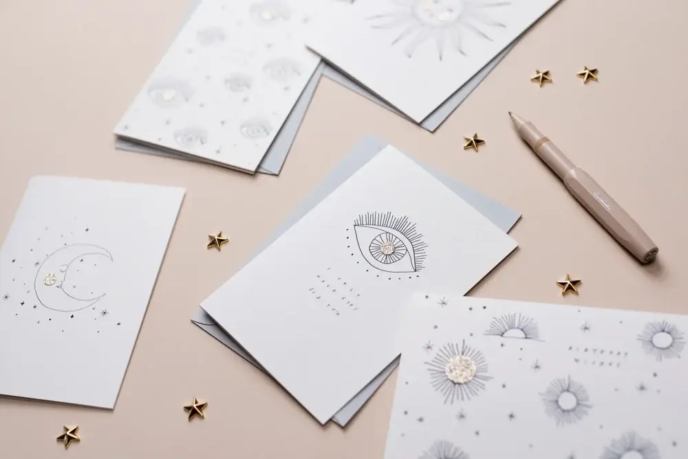 Katie Housley – Cartão de amor por atacado – SÓ TEM OLHOS PARA SI - CARTÃO ACABADO À MÃO1