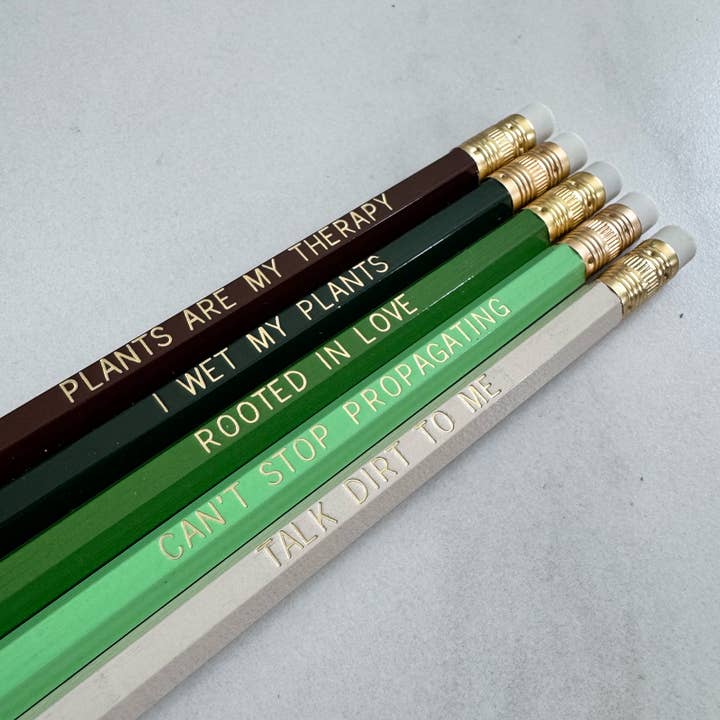 Black Swallow Studio - Wholesale Pencil - Plant Lover Pencil Set1