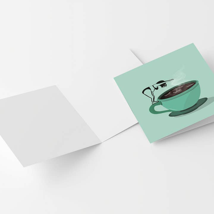 Laura Pomarius - Wholesale Everyday Greeting Card - I need a coffee! - Greeting Card2