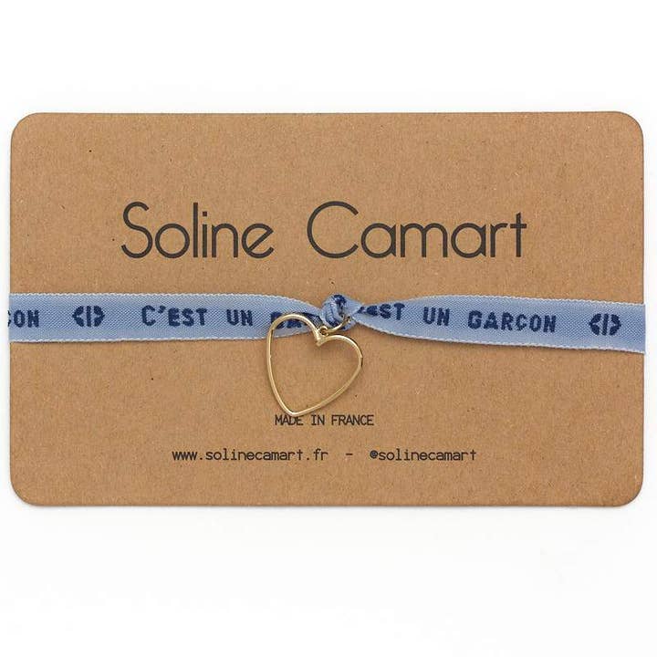 C'EST UNE GARÇON med gyllene hjärta för wholesale av Soline Camart