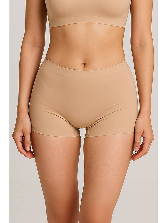 Best Underwear Line - Wholesale Underwear - Women's - Comfort Seamless Laser Cut Boyshorts-90069-PTY-63