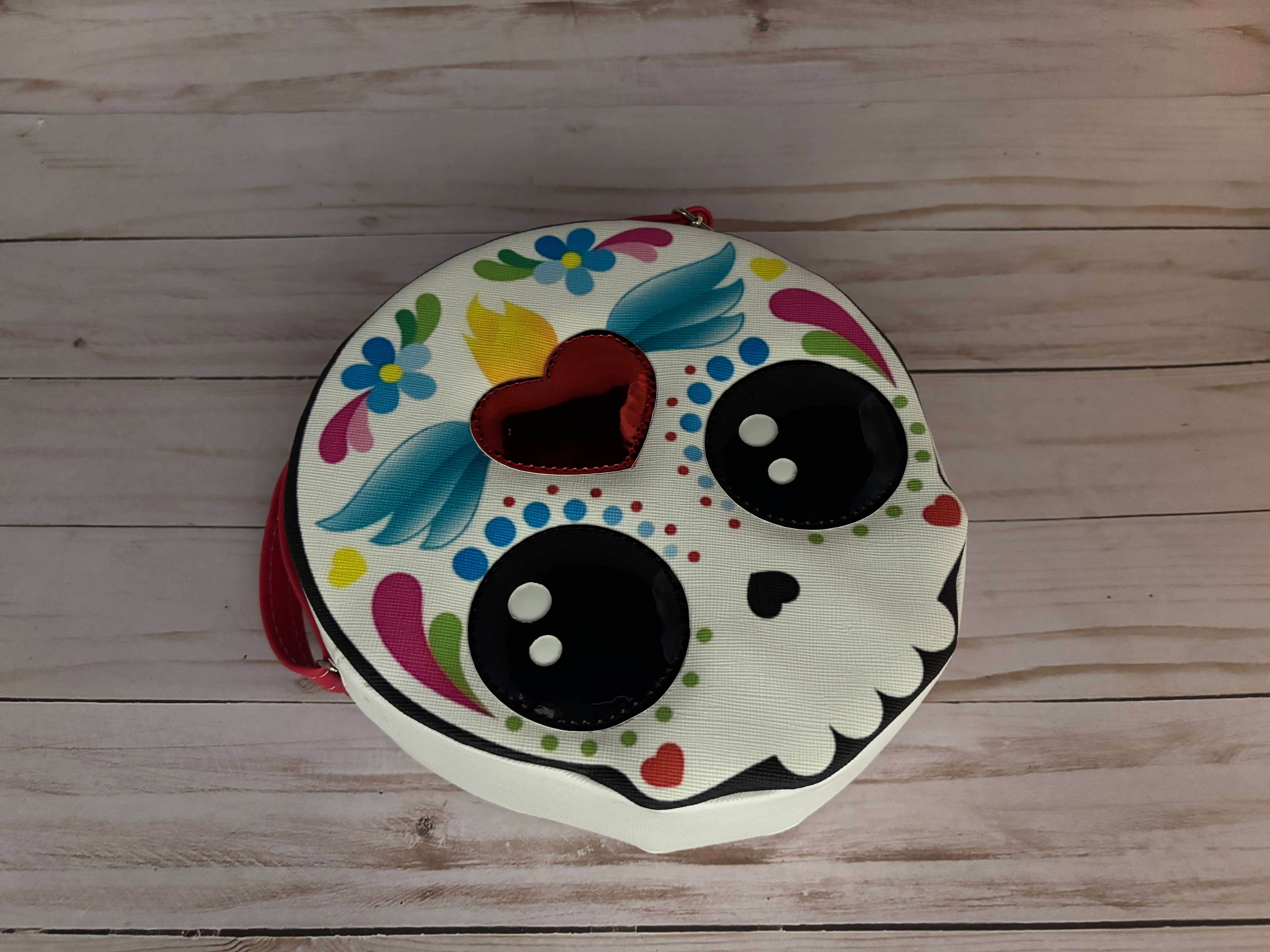 Viva Greetings - Wholesale Crossbody Bag - Women's - Day of the Dead Sugar Skull Bag Kawaii Crossbody Purse