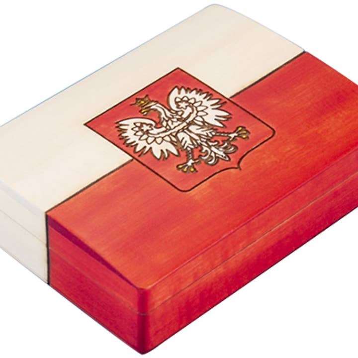 M Cornell Importers Inc - Wholesale Decorative Box - Poland Flag Box0