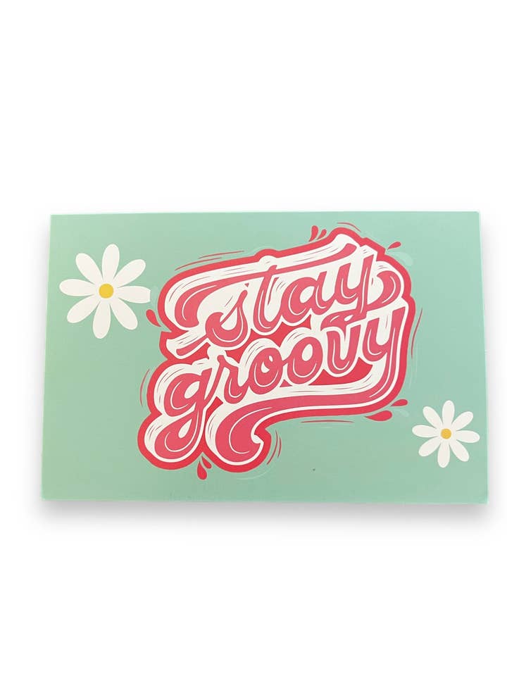 Bedankkaarten - Stay Groovy voor wholesale door Trendy Chick Mailers