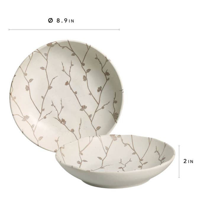 Porto Brasil - Wholesale Bowl - Bio Stoneware Luar Salad Bowl, 28 Oz1