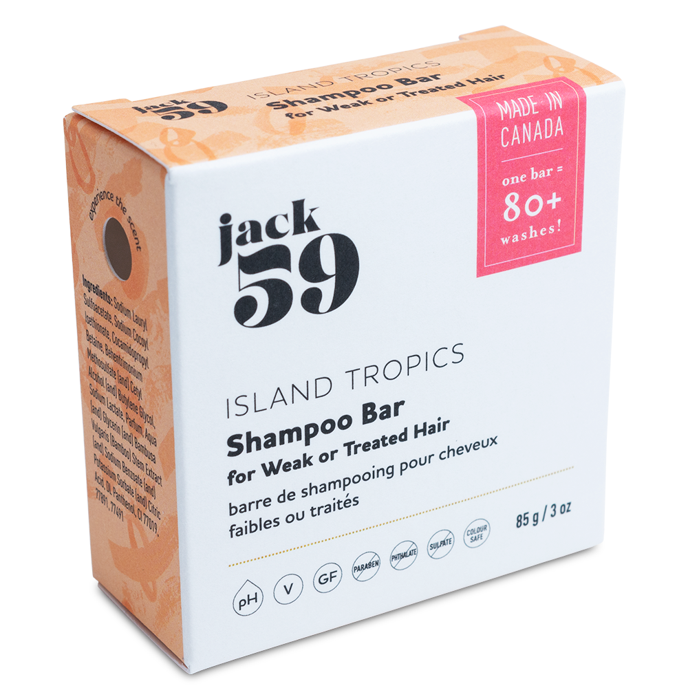Jack59 Inc. - Wholesale Shampoo Puck/Solid Shampoo - Island Tropics Shampoo Bar - Fresh Coconut - Jack591