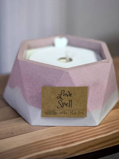 Love Spell Soy Wax Candle | Eco friendly | Non Toxic for wholesale by Maylee Baby Candle Company