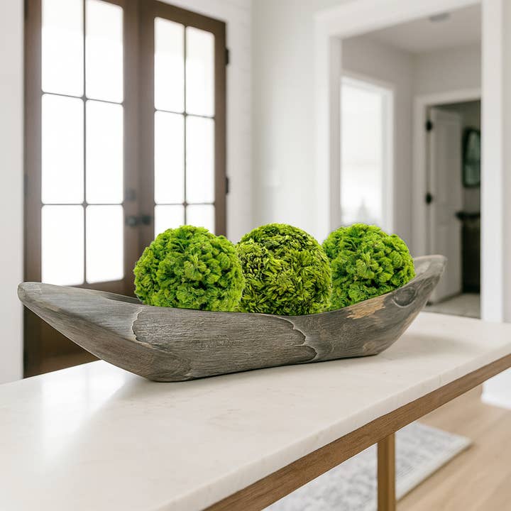 20" Wide Decorative Wood Bowl In Brown for wholesale by 2626 Designs