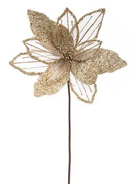 Champagne 2 Tone Poinsettia Item # 41362 for wholesale by Napco