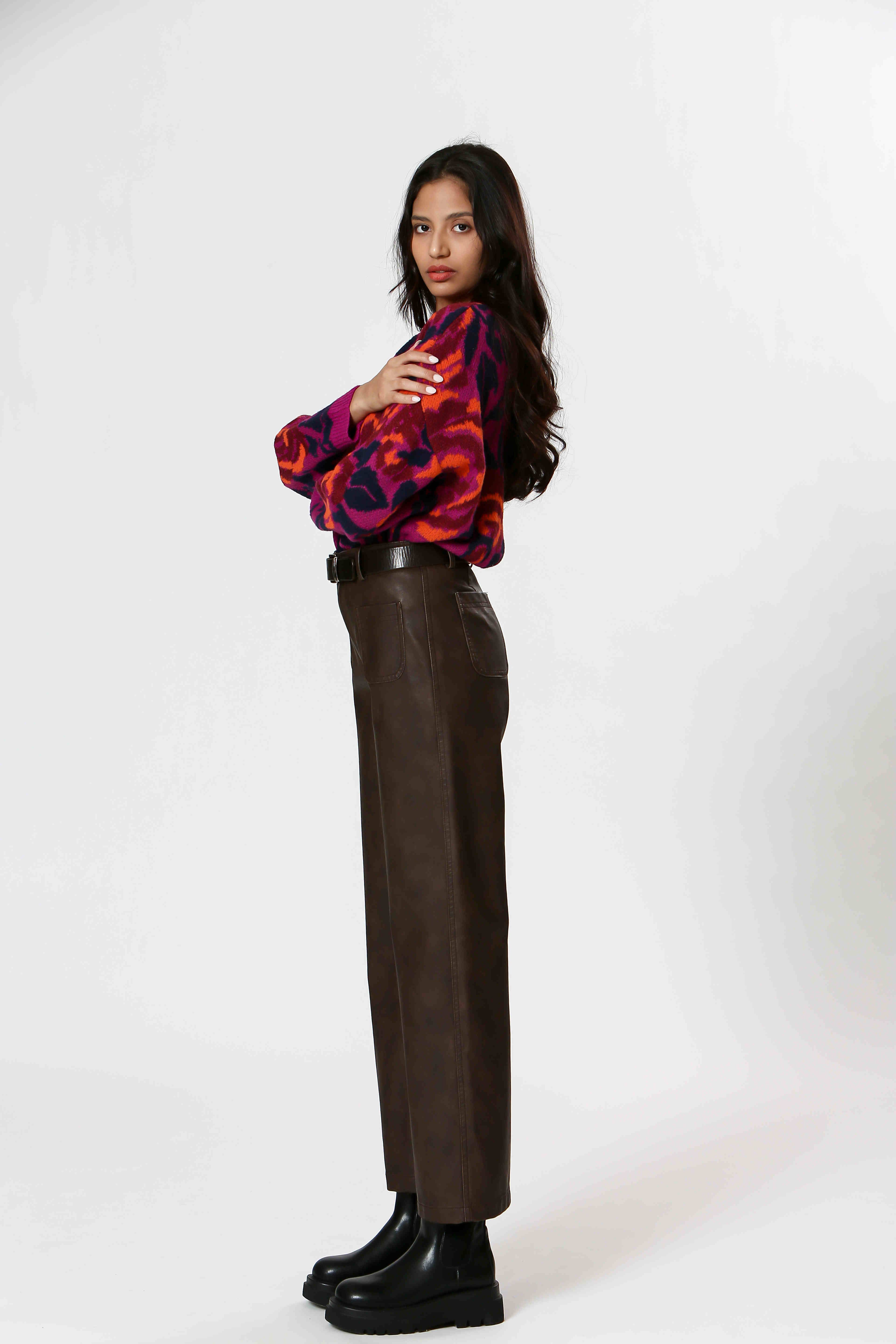 The Korner - USA - Vendita all'ingrosso Maglione tricot - Donna - T24203324 - Maglione da donna con stampa floreale2