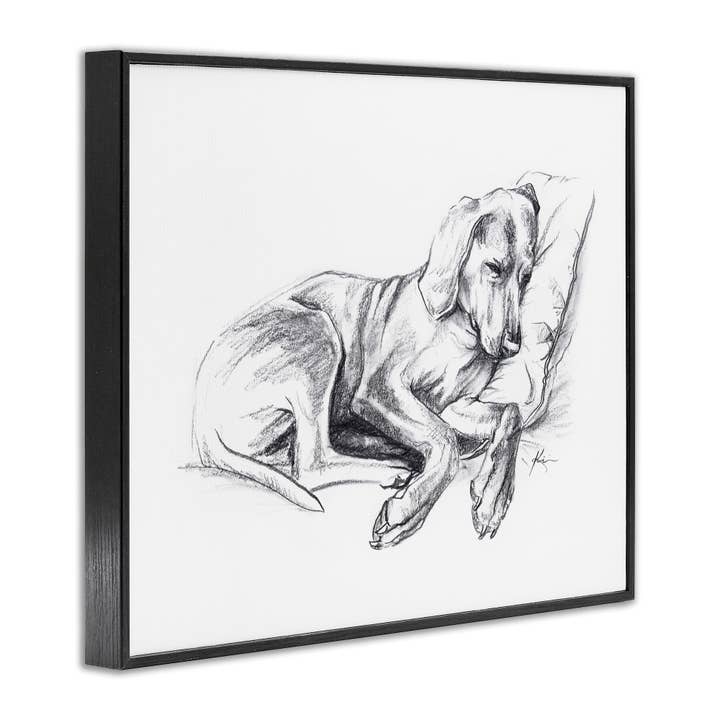 Stupell Industries - Wholesale Wall Decor - Kids & Baby - Napping Dog Drawing Framed Art30