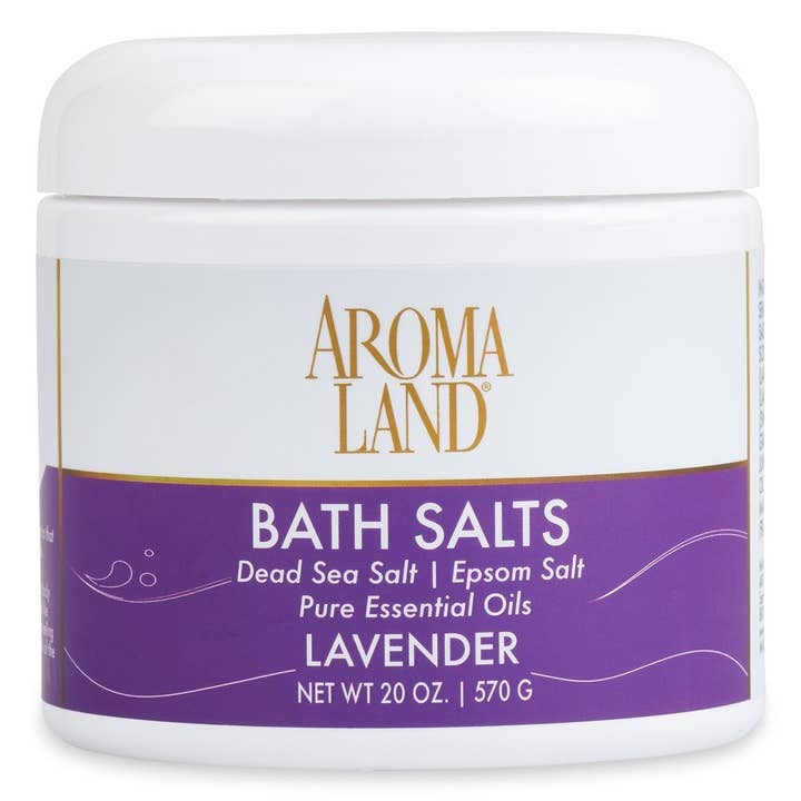 AROMALAND INC. - Wholesale Bath Salts - Bath Salts Lavender 20 oz.
