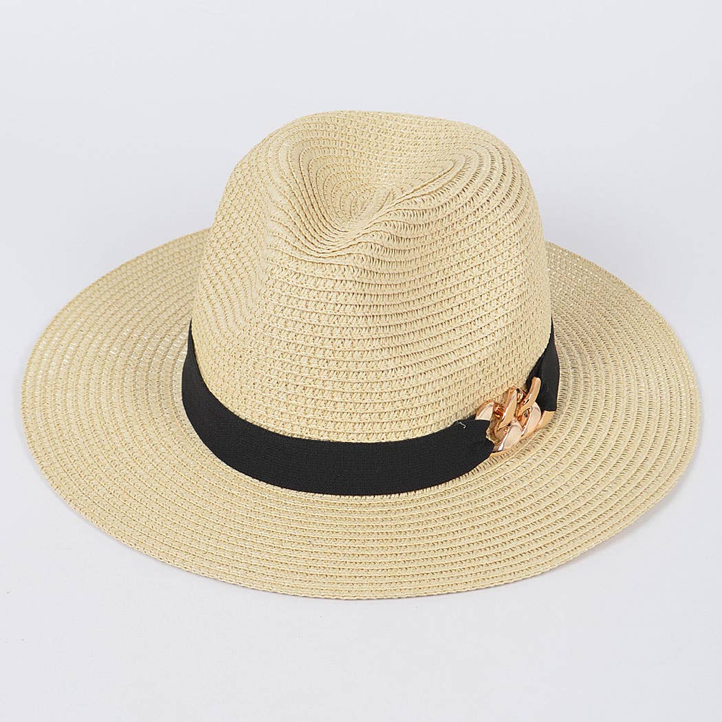 3AM BY H&D ACCESSORIES - Wholesale Straw Hat - Women's - Straw Fedora Hat6