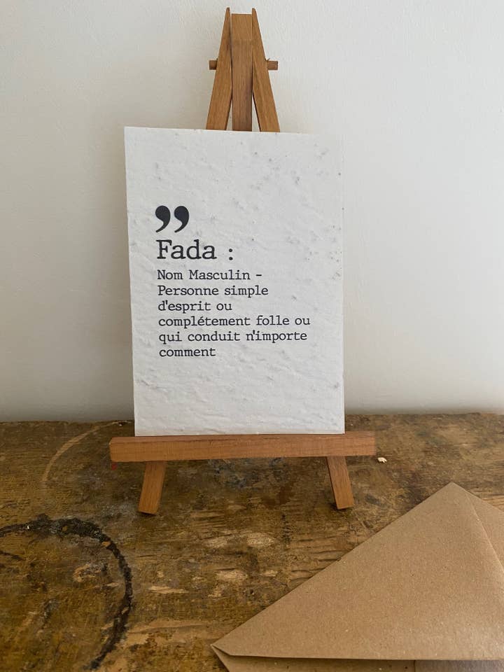 Plantekort - Fada for engroshandel hos Bibiche Raconte Des Salades