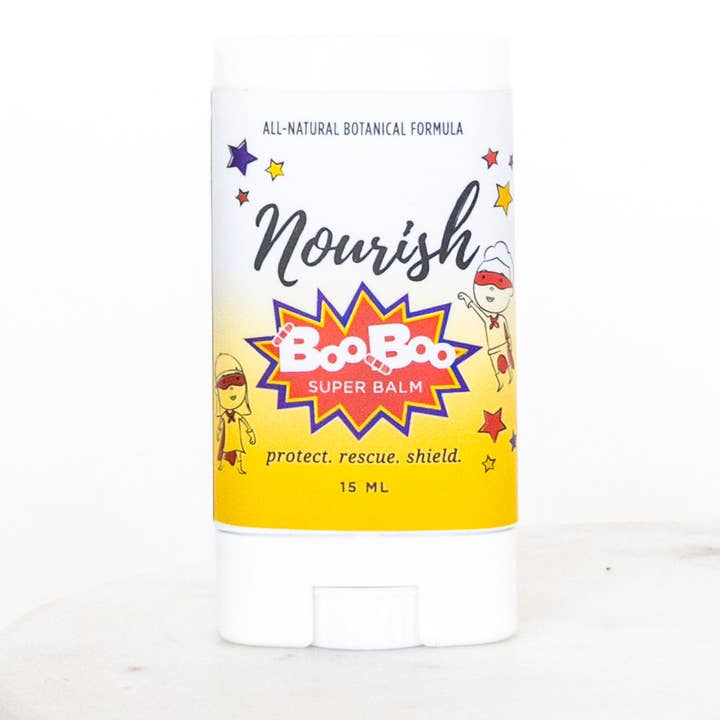 Boo Boo Super Balm bálsamo cicatrizante multitarefas para pele seca por atacado de Nourish Natural Products