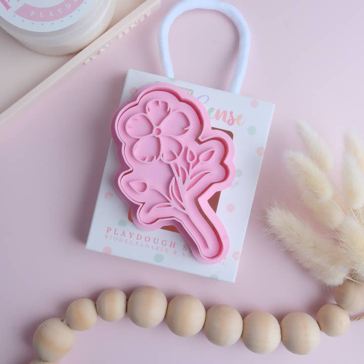 Eco Playdough Stamp | Forget-Me-Not for wholesale by Play Sense