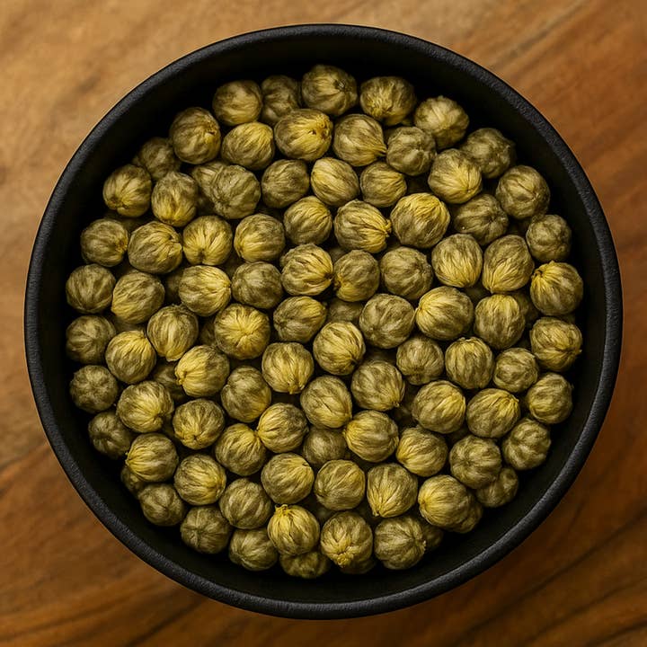 Gule krysantemum blomsterknopper hele (Chrysanthemum Morifolium) for engroshandel hos LA Herb