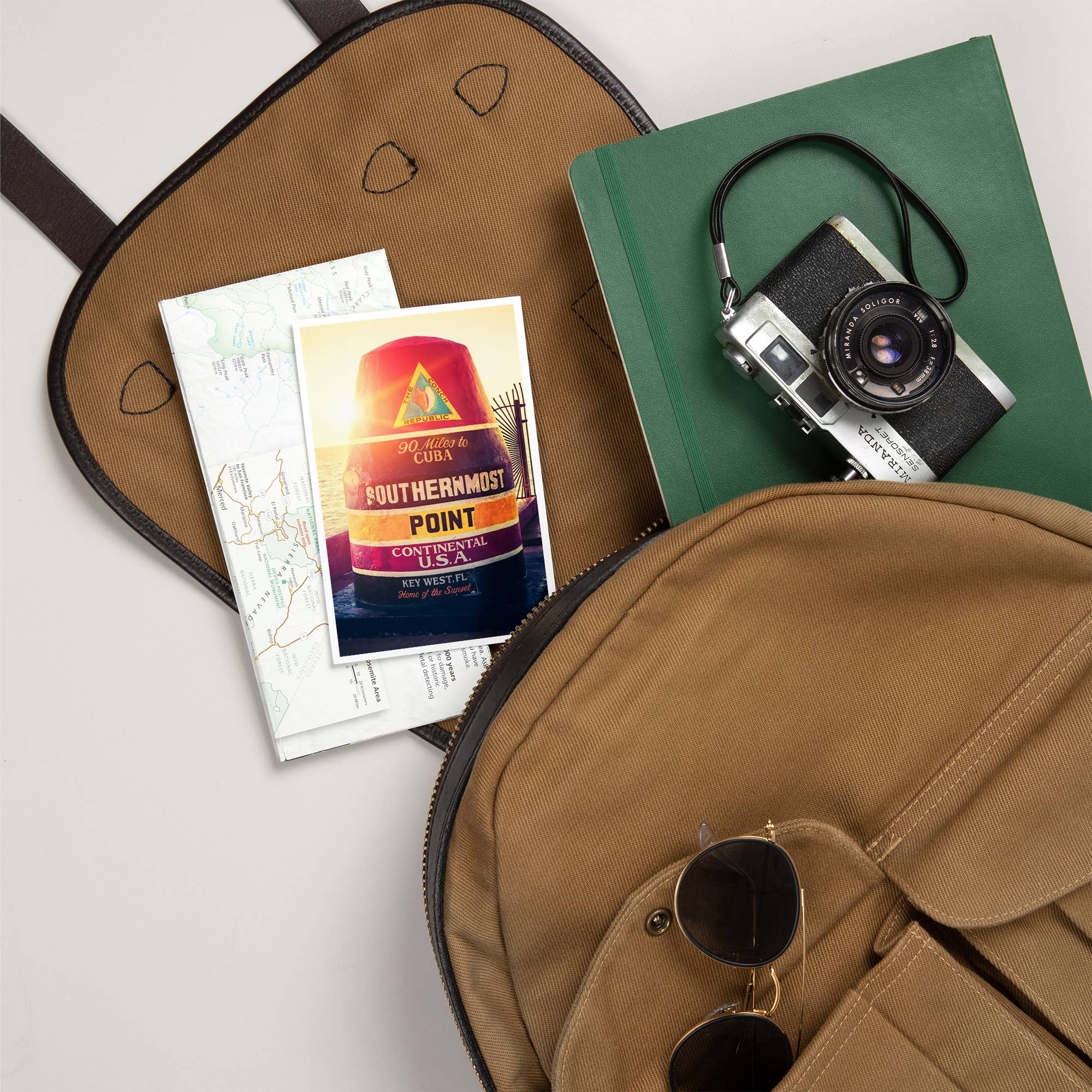 Lantern Press - Wholesale Postcard - PREMIUM POSTCARDS Key West, Florida, 90 Miles to Cuba Sign5