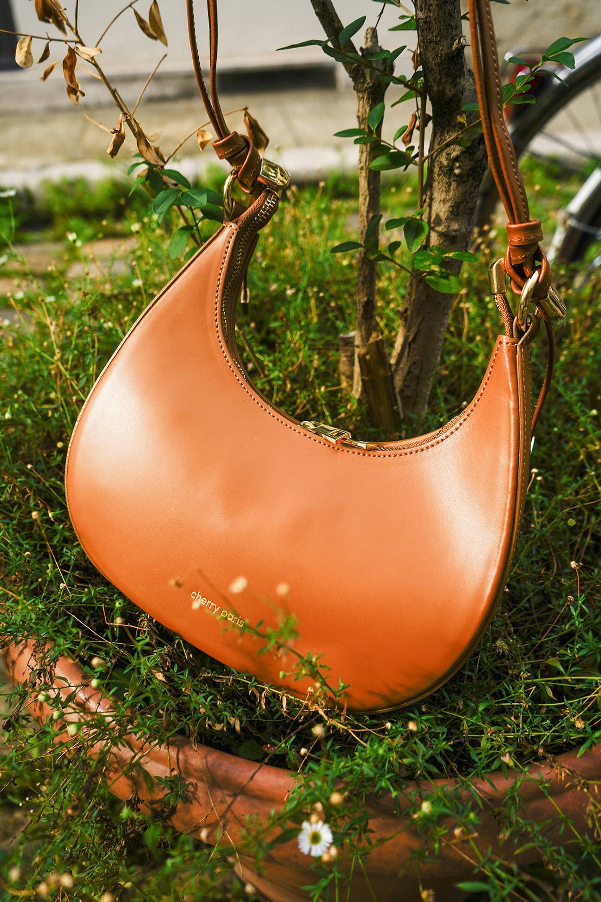 Cherry Paris - Vendita all'ingrosso Tracolla - Donna - Borsa a spalla in pelle liscia ALISSA - 417910