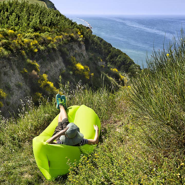 BSC Spa - Wholesale Inflatables - INFLATABLE CHAIR 200X70 CM IN MY HOHE LIME COLOR2