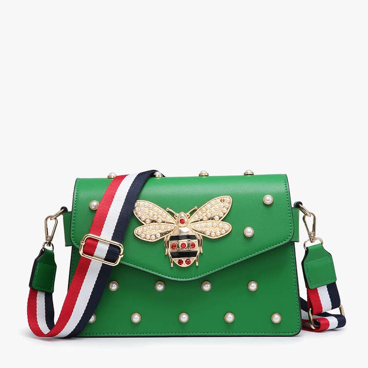 JNC RT (Jen & Co. Outlet) - Wholesale Crossbody Bag - Women's - PP2047 Jillian Jeweled Bee Crossbody2