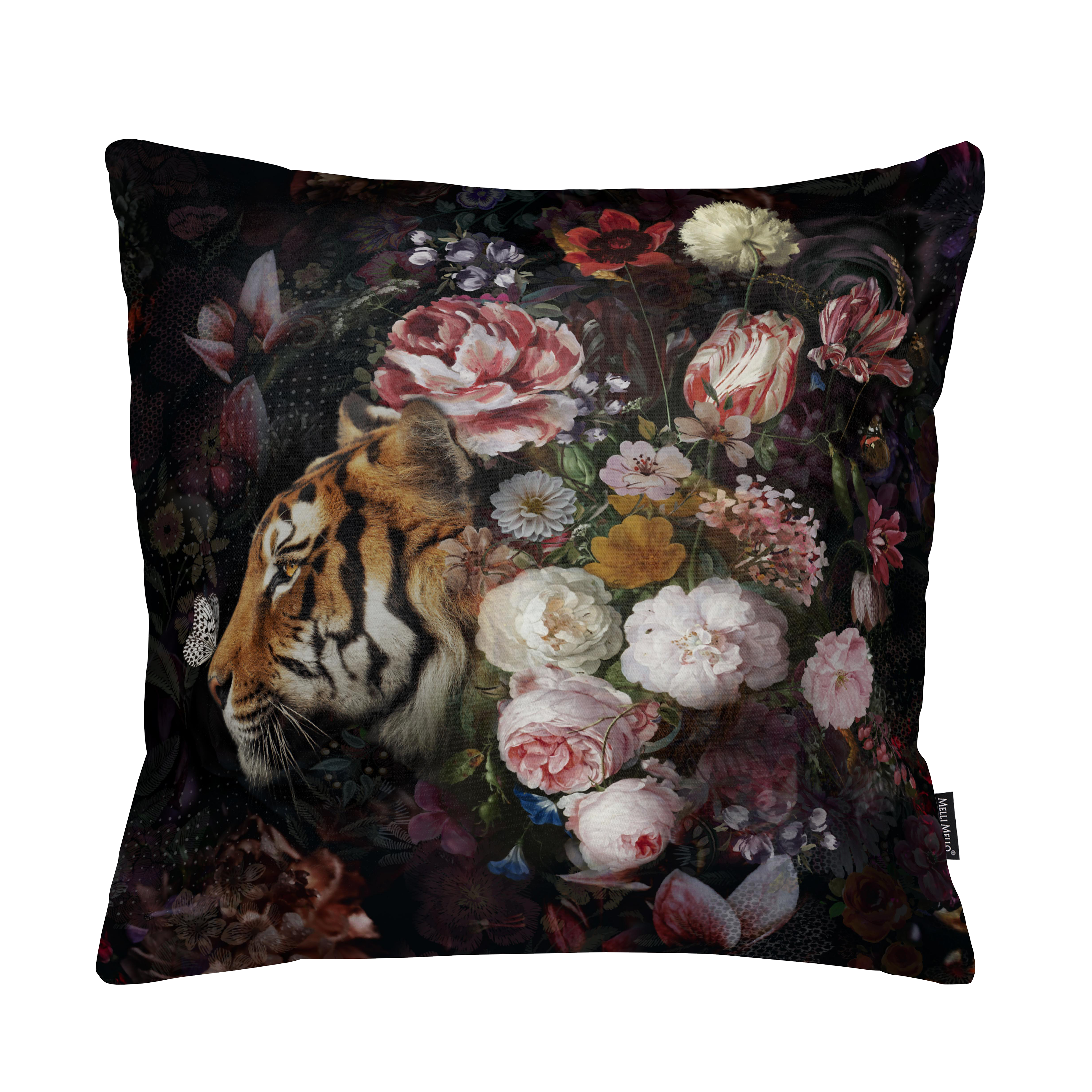 Melli Mello - Wholesale Throw/Decorative Pillow - Melli Mello Wild Beauty Sierkussen Zwart/Kleurrijk0