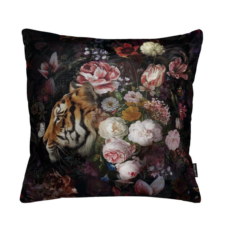 Melli Mello - Wholesale Throw/Decorative Pillow - Melli Mello Wild Beauty Sierkussen Zwart/Kleurrijk