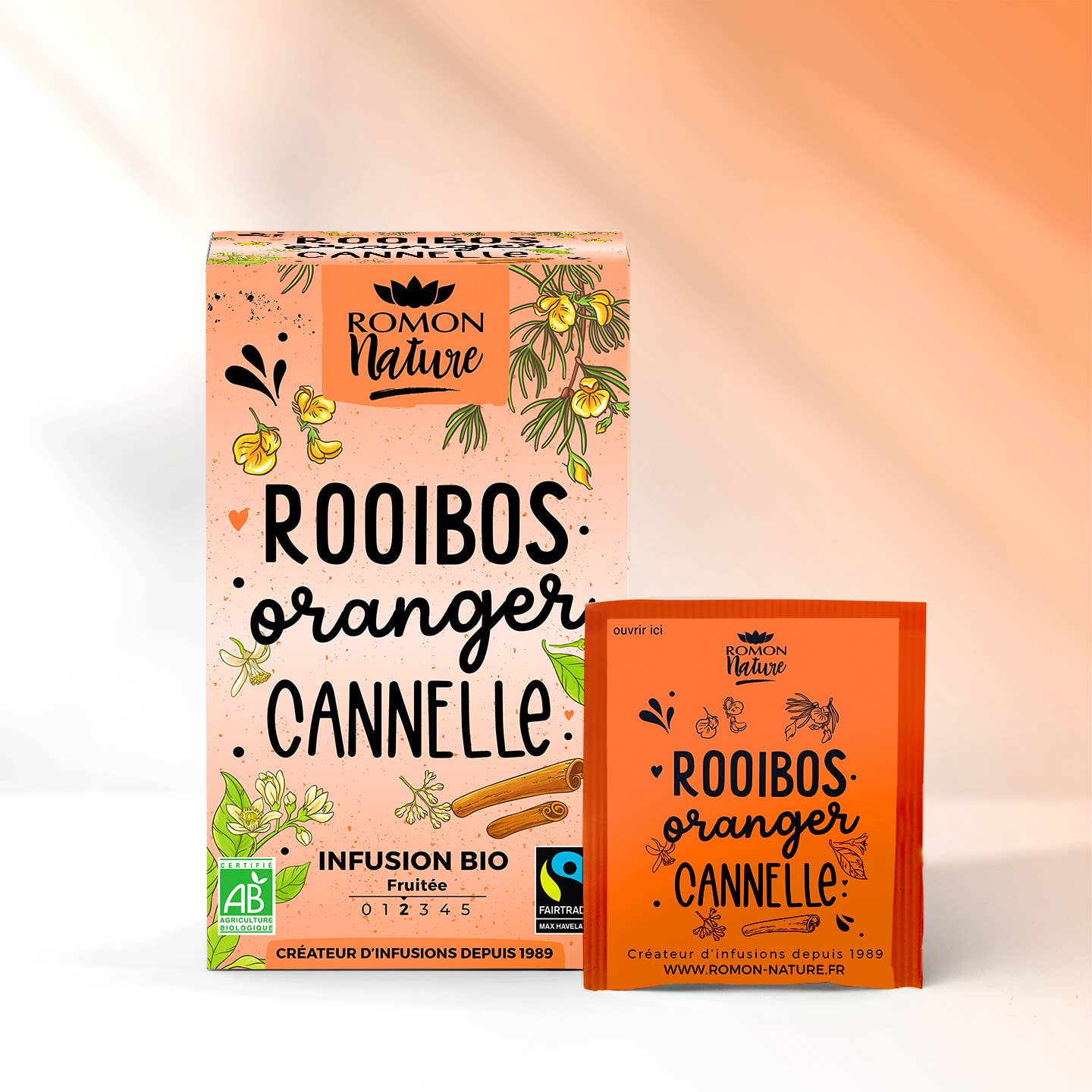 PROVENCE D'ANTAN - Wholesale Health/Detox Tea - Organic Rooibos Orange Cinnamon Infusion*1