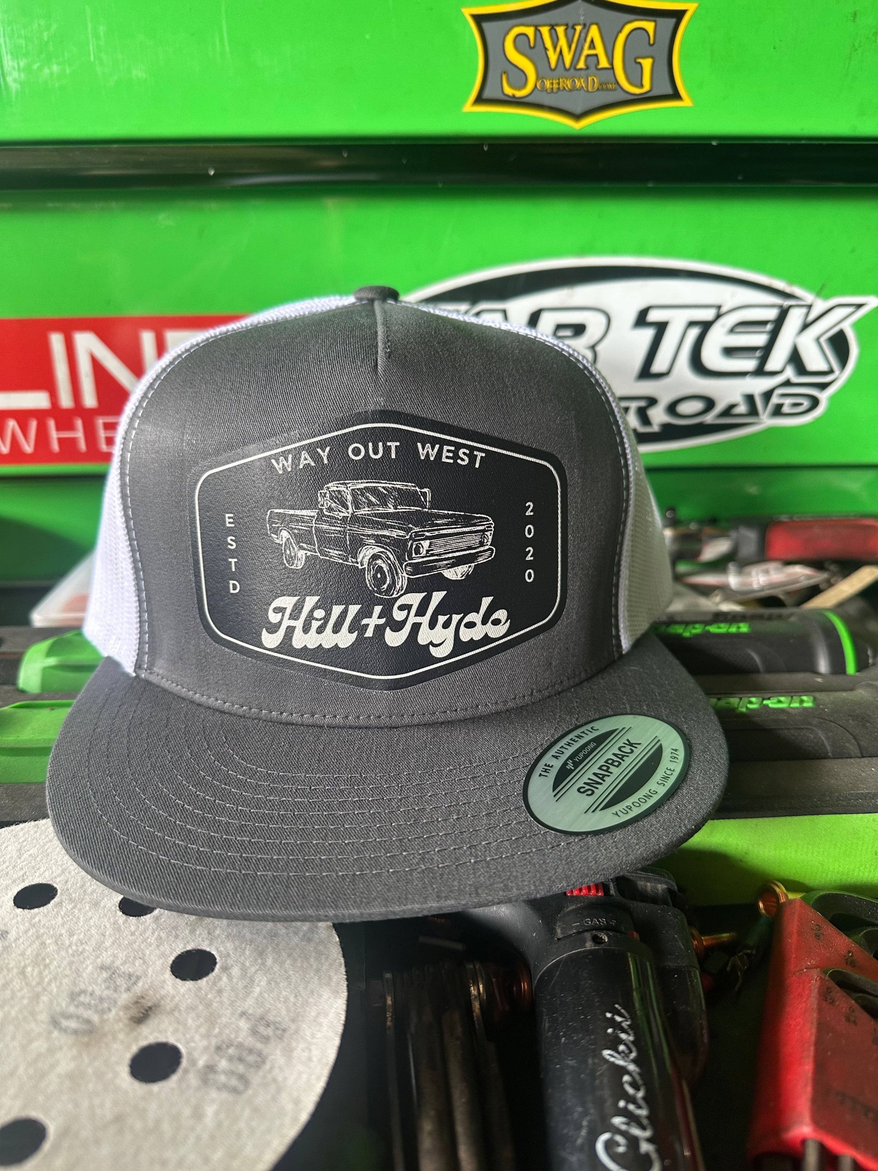 Hill + Hyde&Co - Vente Casquette de camionneur – unisexe - Casquette avec logo Hill+Hyde Truck4