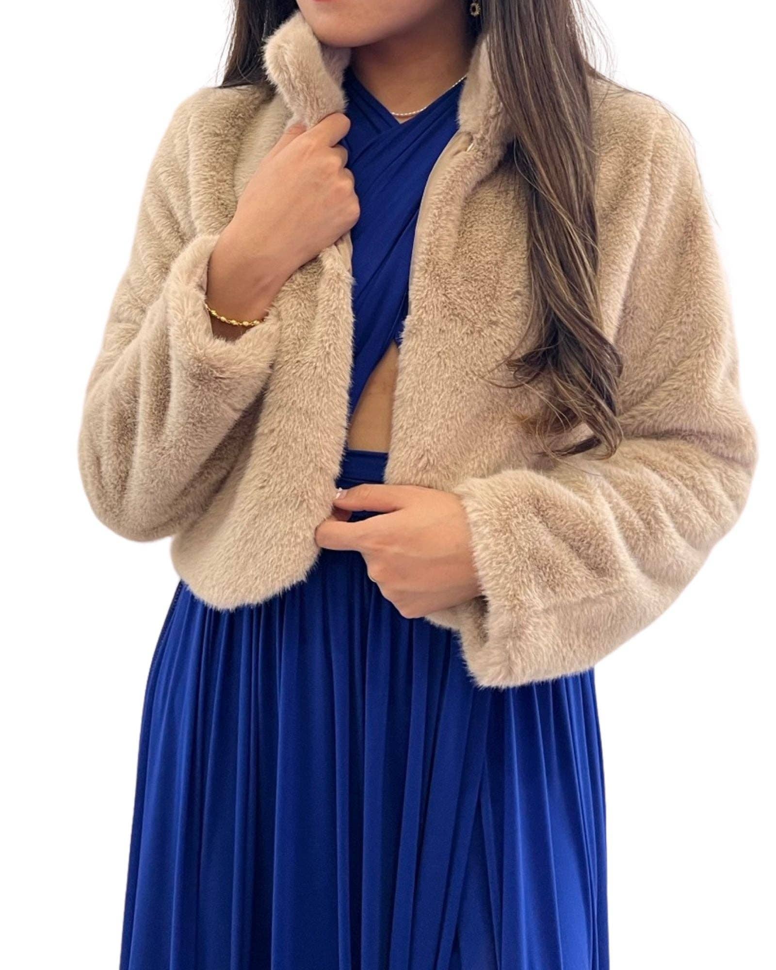 red Synthetic Hair Bolero V001-1 for wholesale on Faire0