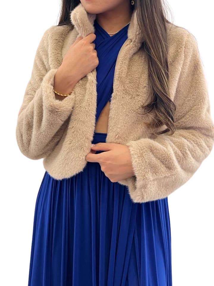 red Synthetic Hair Bolero V001-1 for wholesale on Faire