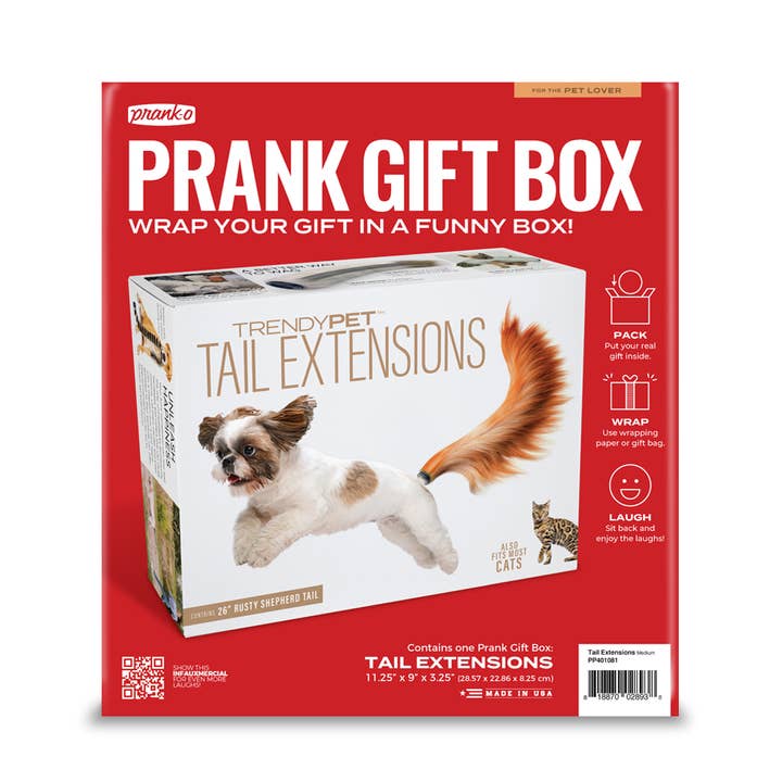 Prank Gift Box Pet Tail Extensions for wholesale by Prank-O