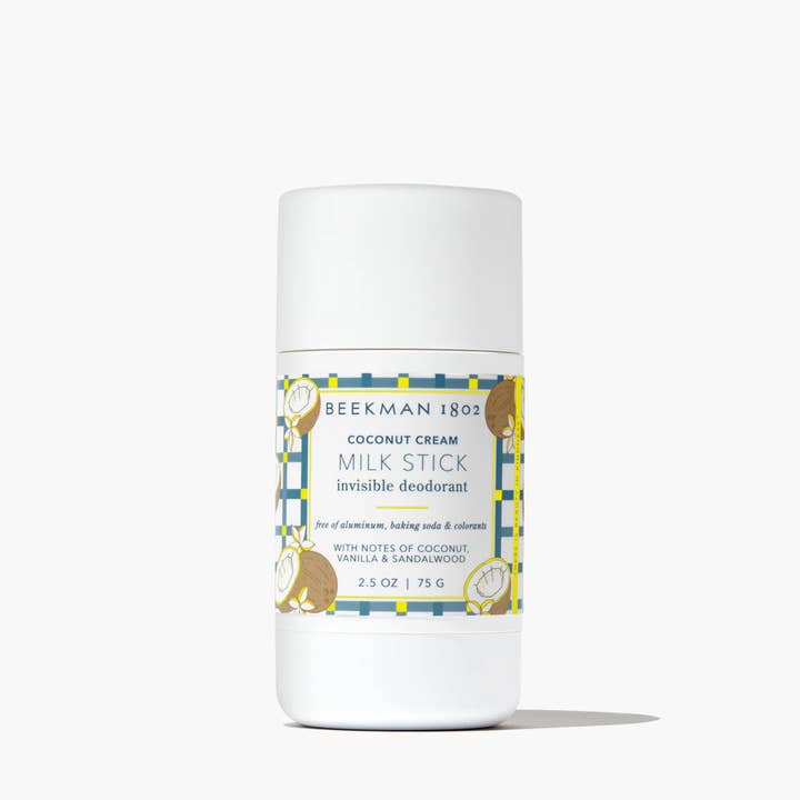 Beekman 1802 - Wholesale Deodorant - Unisex - Milk Stick Invisible Deodorant: Coconut Cream