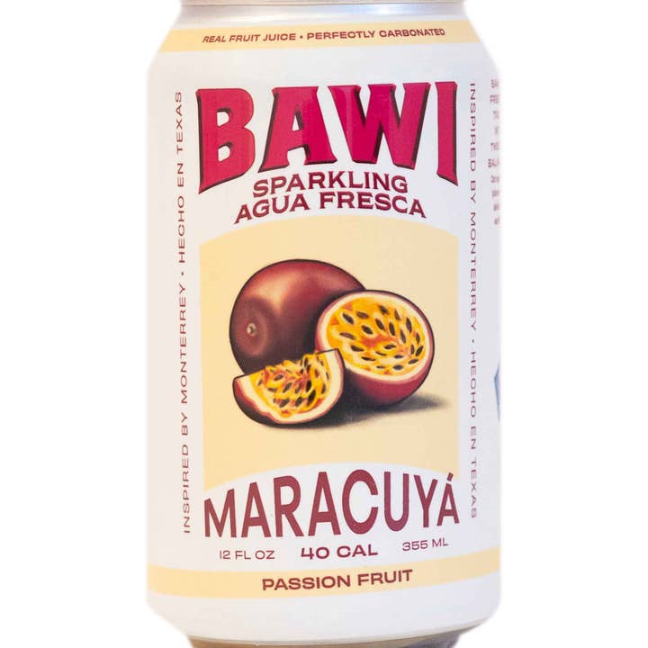 Bawi Agua Fresca - Wholesale Sparkling Water - La Maracuyá Sparkling Agua Fresca - 12pk1