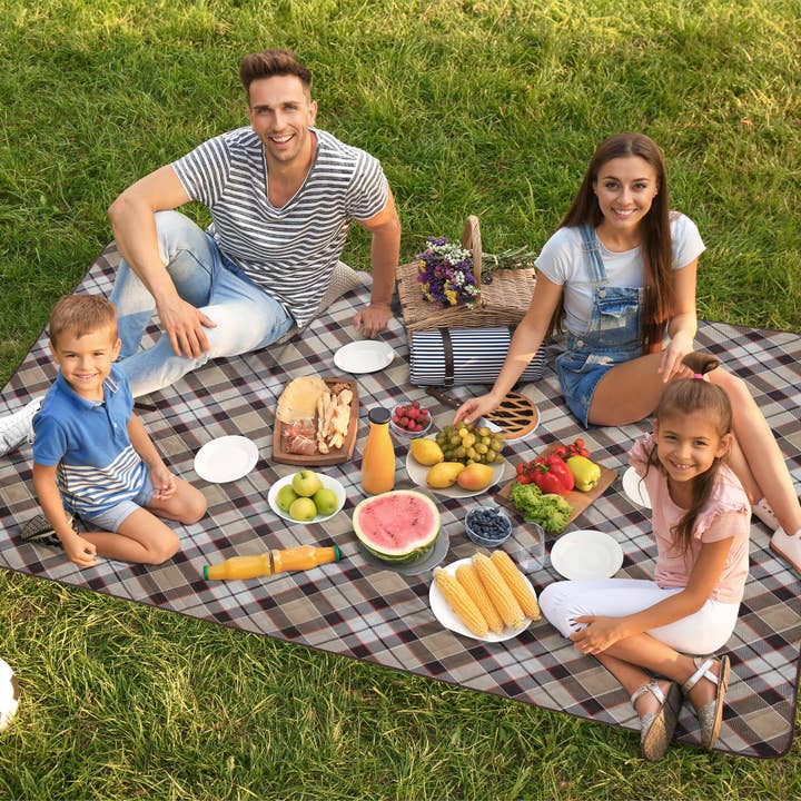 Carstens, Inc. - Wholesale Picnic Blanket - London Fog Printed Picnic Blanket4