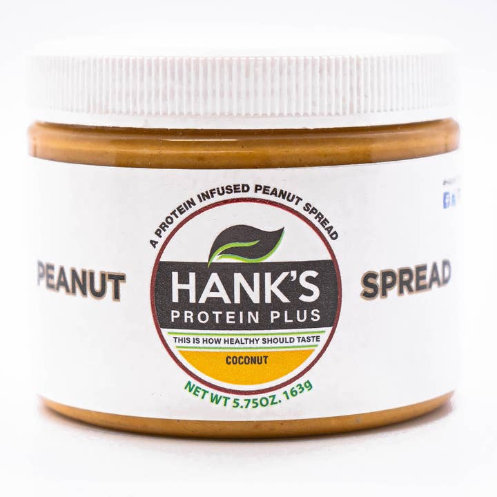 Hanks Protein Plus - Wholesale Nut Butter - Shred Coconut Peanut Spread0