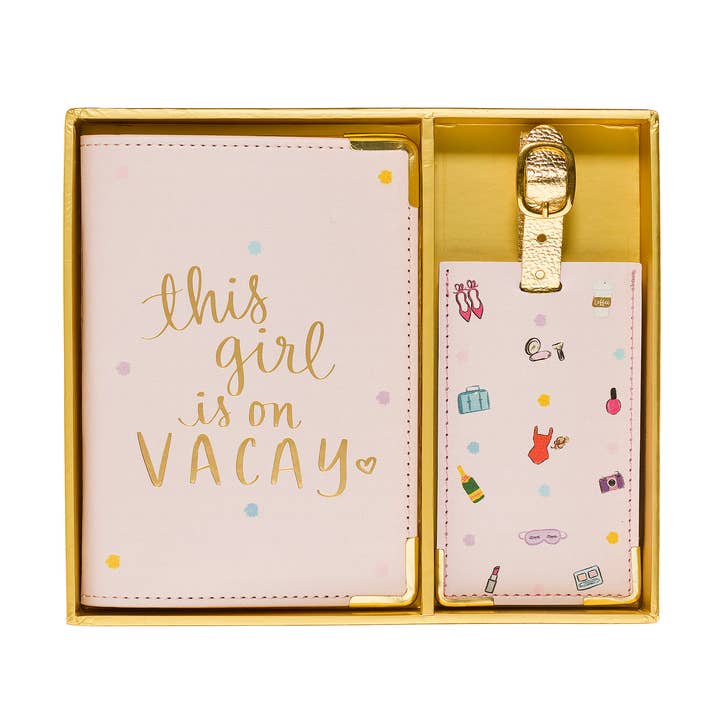 Travel Set - This Girl Is On Vacay Dayna Lee for wholesale by Eccolo