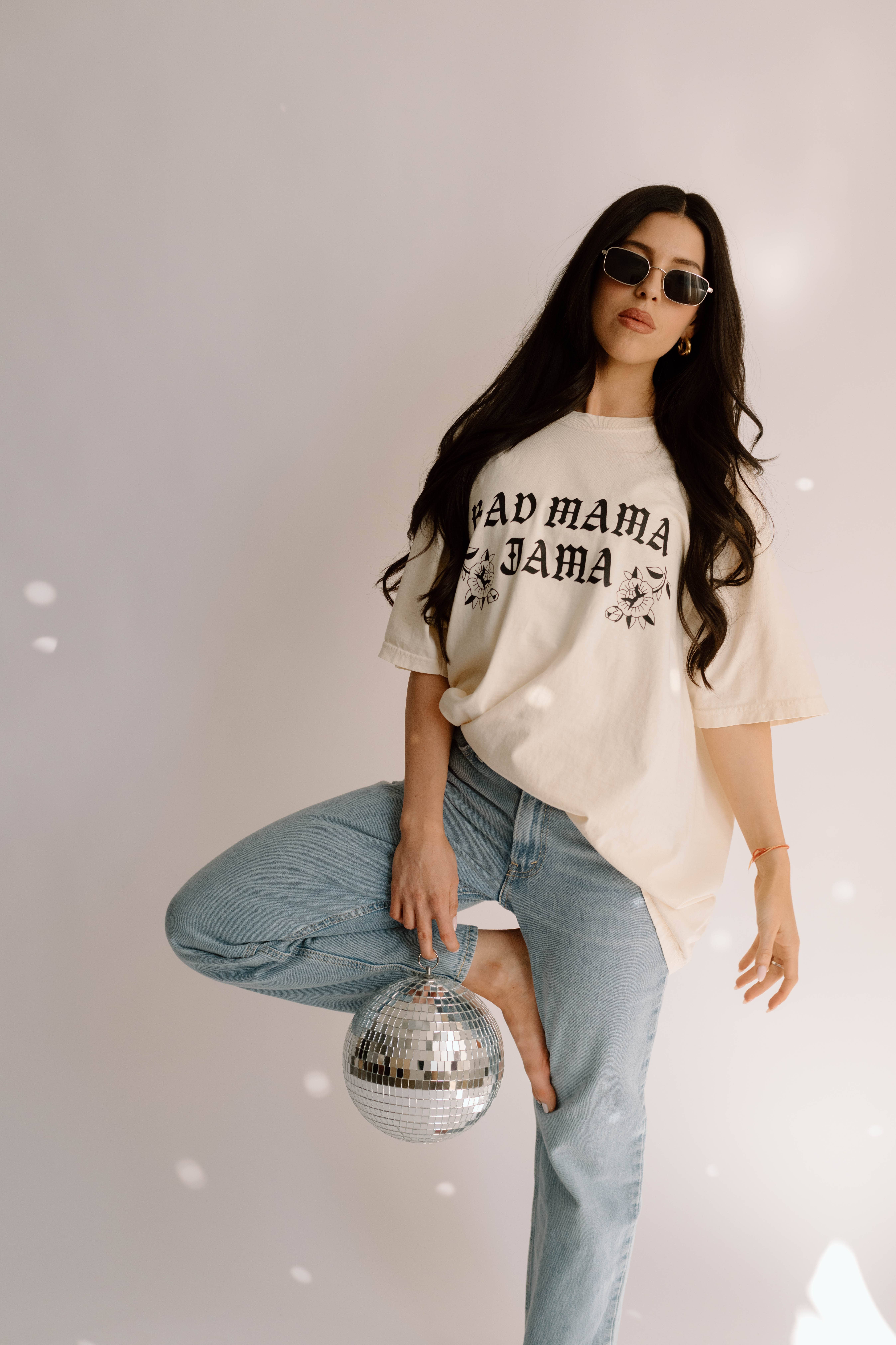 Uncommon Wild - Wholesale Screen Printed T-Shirt - Women's - Bad Mama Jama Mother Retro Mom Comfort Colors Graphic Tee1