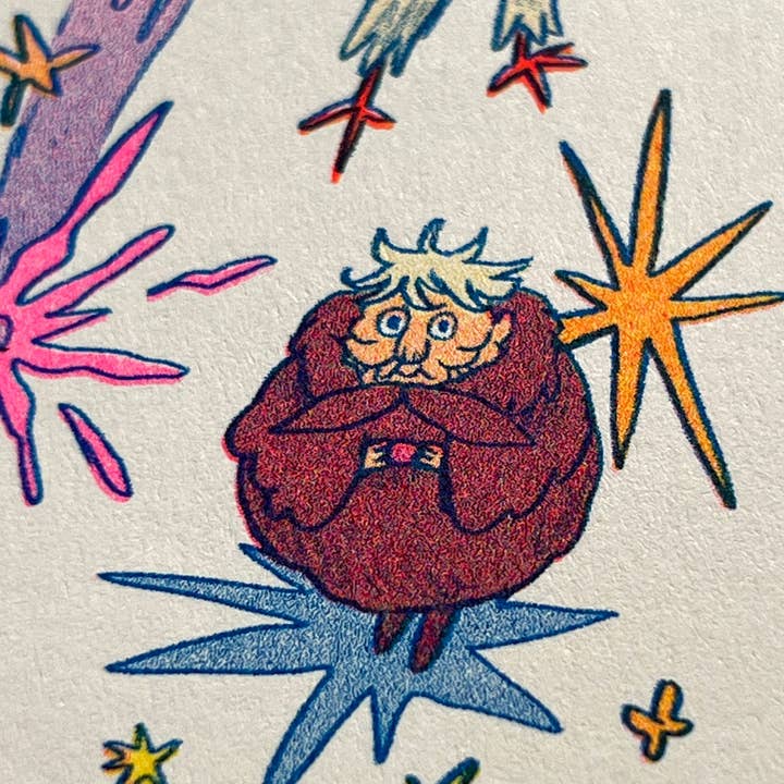 Natalie Andrewson - Wholesale Art Print - Howl's Moving Castle Small Riso Print3