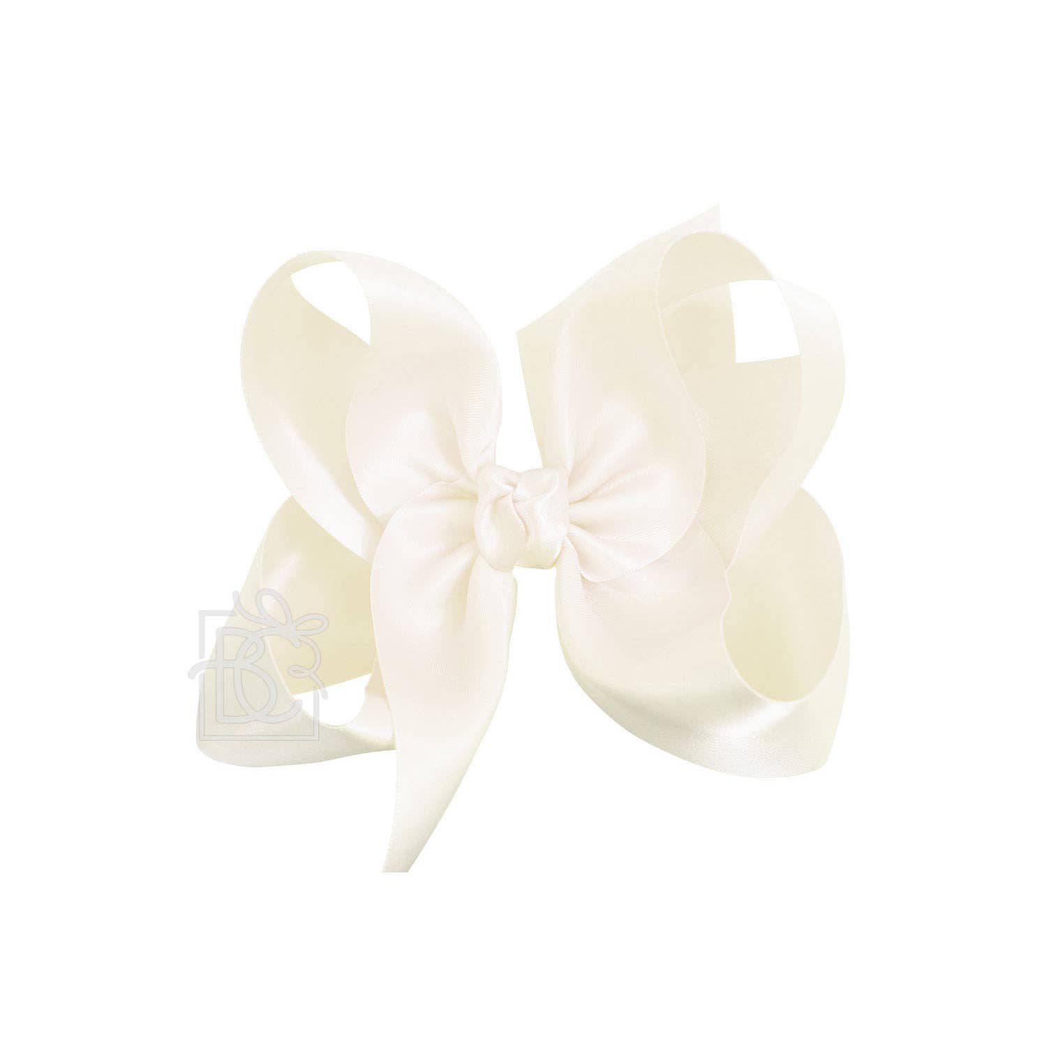 Beyond Creations, LLC - Wholesale Hair Bow - Kids - SATIN BOW ON CLIP46