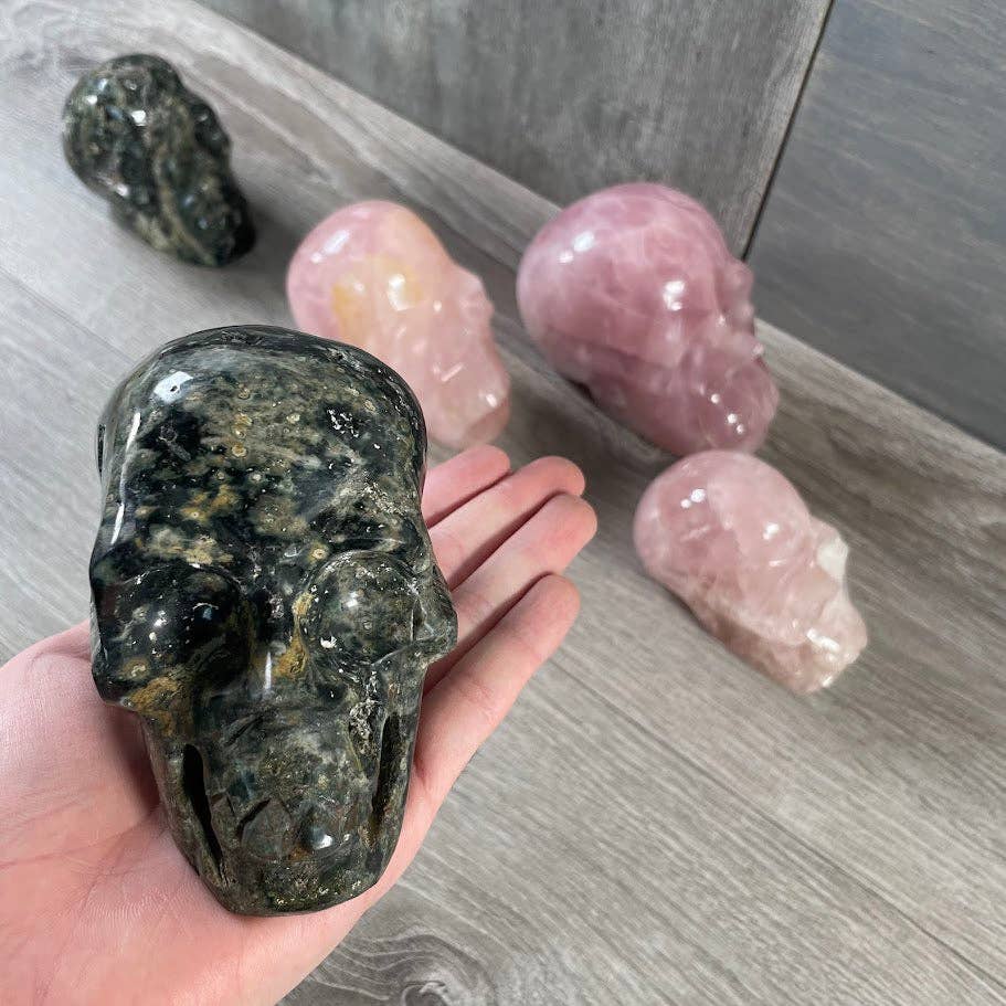 Keystone Crystals - Wholesale Spiritual Stone/Crystal - Assorted Crystal Skulls – Bulk Lot for Gift Shops29